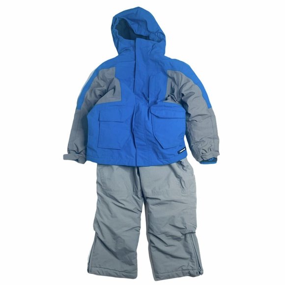 N12-Lands End, 5Y, l/s nylon hood ski jacket+pant